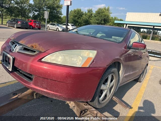 2004 Honda Accord Ex-l მანქანა იყიდება აუქციონზე, vin: 1HGCM56644A804037, აუქციონის ნომერი: 20272020