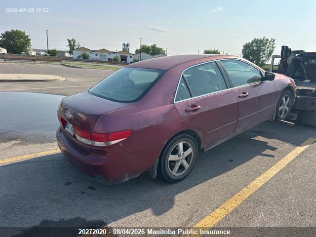 2004 Honda Accord Ex-l მანქანა იყიდება აუქციონზე, vin: 1HGCM56644A804037, აუქციონის ნომერი: 20272020