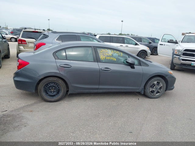 Продажа на аукционе авто 2012 Honda Civic Lx, vin: 2HGFB2F42CH110446, номер лота: 20272053