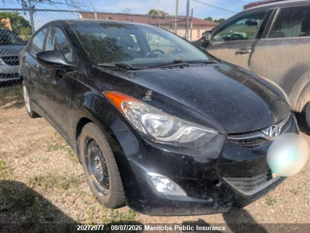 Auction sale of the 2013 Hyundai Elantra Gls, vin: 5NPDH4AE5DH190530, lot number: 20272077