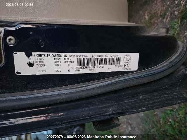 Продажа на аукционе авто 2012 Dodge Grand Caravan Se, vin: 2C4RDGBG9CR307014, номер лота: 20272079