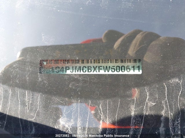 Продажа на аукционе авто 2015 Jeep Cherokee North, vin: 1C4PJMCBXFW500611, номер лота: 20272083