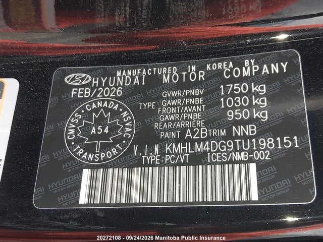 Hyundai Elantra Preferred 2026 KMHLM4DG9TU198151 Image 7
