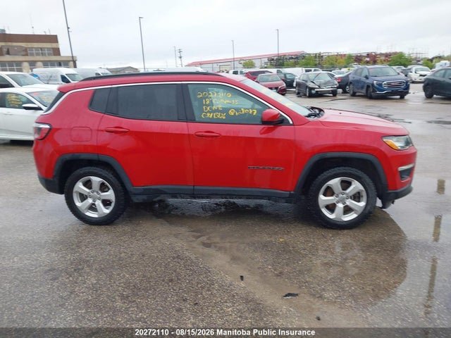 20272110 :رقم المزاد ، 3C4NJDBB0JT128087 vin ، 2018 Jeep Compass Latitude مزاد بيع