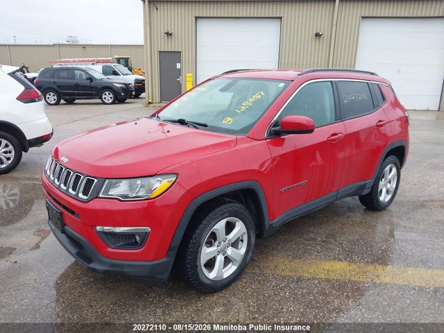 20272110 :رقم المزاد ، 3C4NJDBB0JT128087 vin ، 2018 Jeep Compass Latitude مزاد بيع