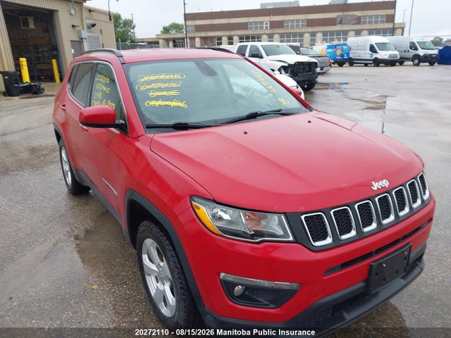 20272110 :رقم المزاد ، 3C4NJDBB0JT128087 vin ، 2018 Jeep Compass Latitude مزاد بيع