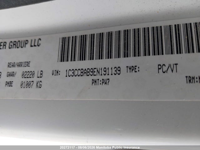 Chrysler 200 LX 2014 1C3CCBAB9EN191139 Image 9