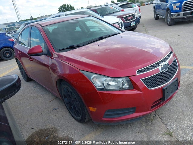 2014 Chevrolet Cruze Lt Turbo მანქანა იყიდება აუქციონზე, vin: 1G1PC5SB4E7155207, აუქციონის ნომერი: 20272127