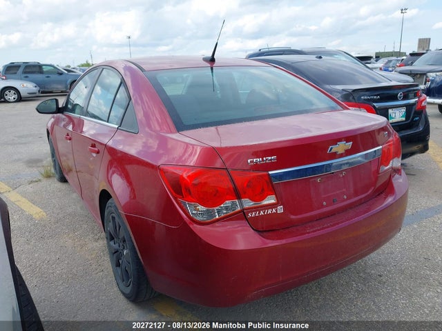 2014 Chevrolet Cruze Lt Turbo მანქანა იყიდება აუქციონზე, vin: 1G1PC5SB4E7155207, აუქციონის ნომერი: 20272127
