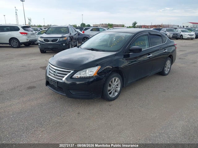 2014 Nissan Sentra 1.8 S მანქანა იყიდება აუქციონზე, vin: 3N1AB7AP0EL692017, აუქციონის ნომერი: 20272137