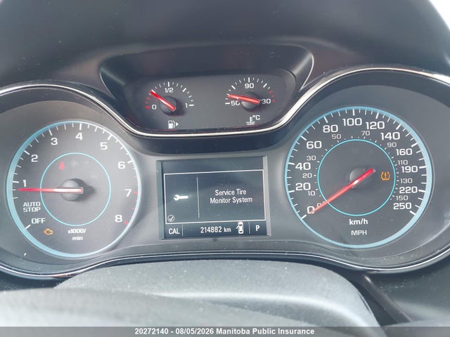 20272140 :رقم المزاد ، 1G1BE5SM7G7232578 vin ، 2016 Chevrolet Cruze Lt Turbo مزاد بيع