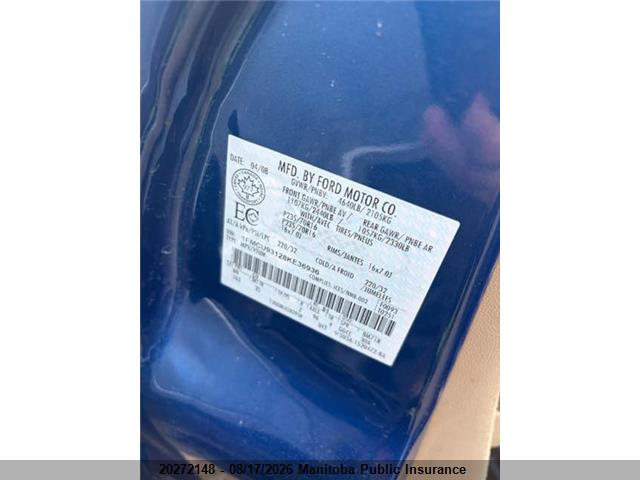 Продаж на аукціоні авто 2008 Ford Escape Xlt V6, vin: 1FMCU93128KE36936, номер лоту: 20272148