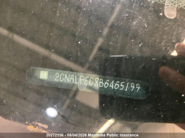 20272156 :رقم المزاد ، 2CNALPEC8B6465199 vin ، 2011 Chevrolet Equinox Lt مزاد بيع