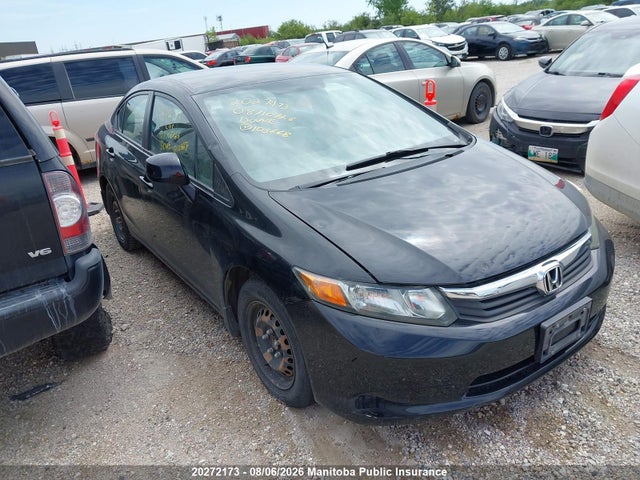 20272173 :رقم المزاد ، 2HGFB2F47CH103668 vin ، 2012 Honda Civic Lx مزاد بيع