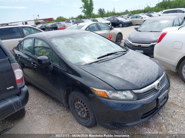 20272173 :رقم المزاد ، 2HGFB2F47CH103668 vin ، 2012 Honda Civic Lx مزاد بيع