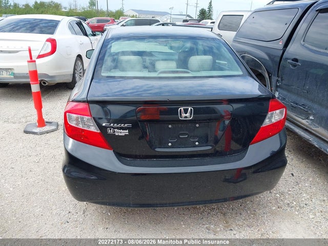 20272173 :رقم المزاد ، 2HGFB2F47CH103668 vin ، 2012 Honda Civic Lx مزاد بيع
