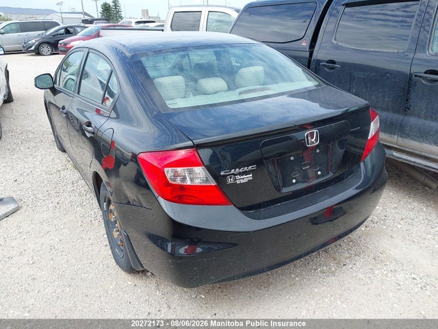 20272173 :رقم المزاد ، 2HGFB2F47CH103668 vin ، 2012 Honda Civic Lx مزاد بيع