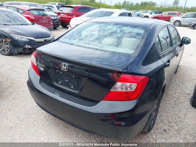 20272173 :رقم المزاد ، 2HGFB2F47CH103668 vin ، 2012 Honda Civic Lx مزاد بيع
