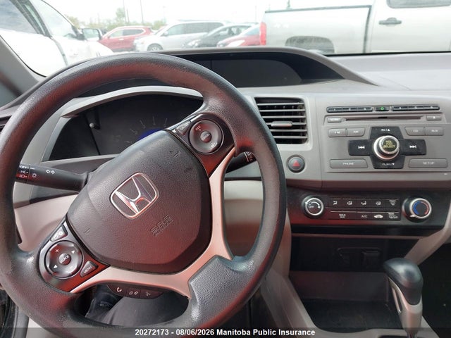 20272173 :رقم المزاد ، 2HGFB2F47CH103668 vin ، 2012 Honda Civic Lx مزاد بيع