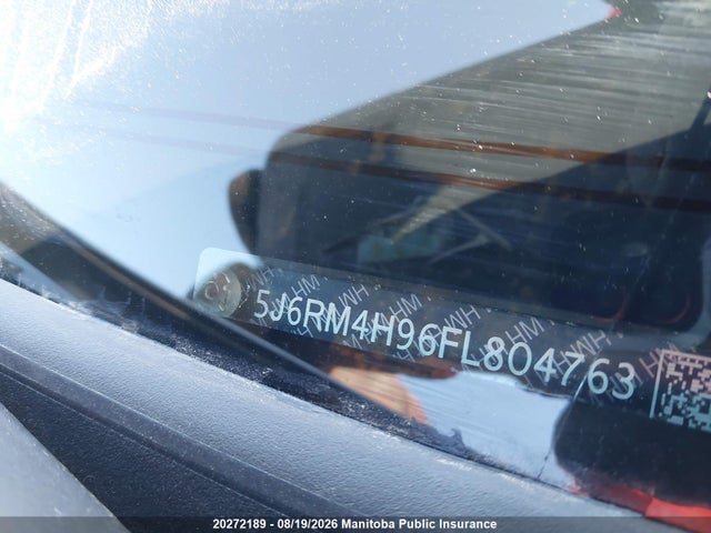 Honda Cr-v Touring 2015 5J6RM4H96FL804763 Image 9