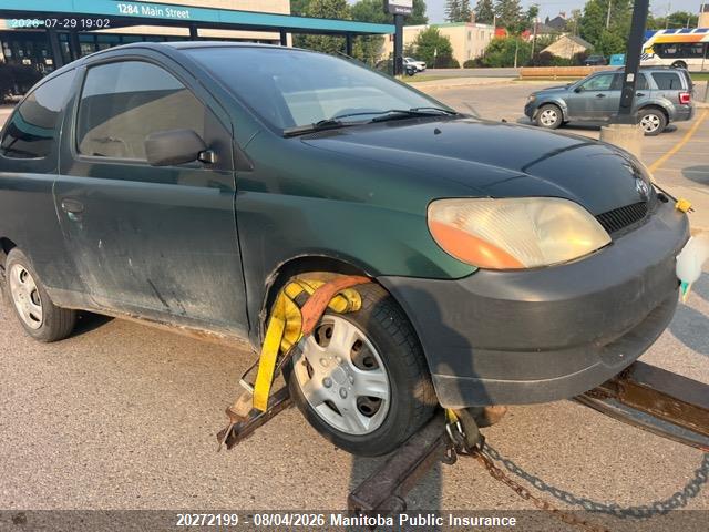 2001 Toyota Echo მანქანა იყიდება აუქციონზე, vin: JTDAT123610105748, აუქციონის ნომერი: 20272199