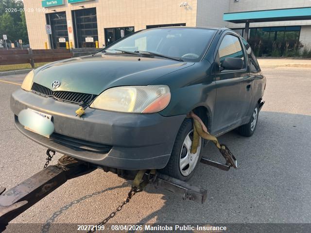 2001 Toyota Echo მანქანა იყიდება აუქციონზე, vin: JTDAT123610105748, აუქციონის ნომერი: 20272199