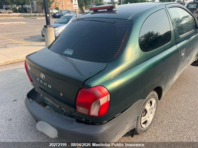 2001 Toyota Echo მანქანა იყიდება აუქციონზე, vin: JTDAT123610105748, აუქციონის ნომერი: 20272199