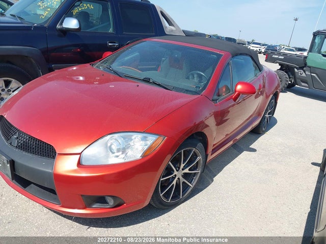 20272210 :رقم المزاد ، 4A37L4ET6BE601299 vin ، 2011 Mitsubishi Eclipse Spyder Gt-p مزاد بيع