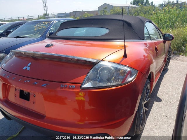 20272210 :رقم المزاد ، 4A37L4ET6BE601299 vin ، 2011 Mitsubishi Eclipse Spyder Gt-p مزاد بيع