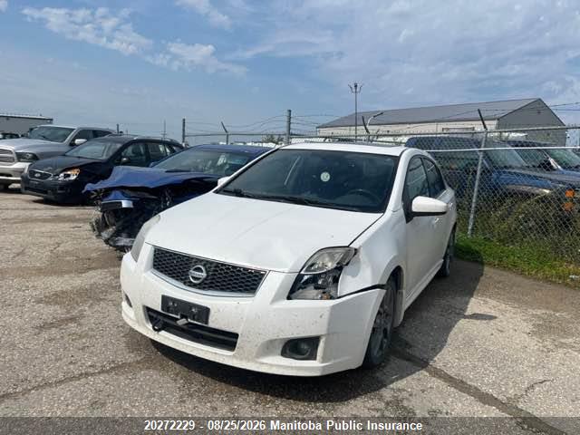 20272229 :رقم المزاد ، 3N1CB6AP7CL648709 vin ، 2012 Nissan Sentra Se-r Spec V مزاد بيع