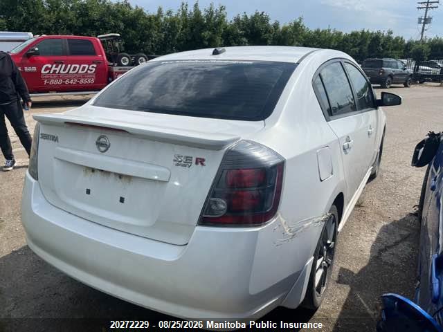 20272229 :رقم المزاد ، 3N1CB6AP7CL648709 vin ، 2012 Nissan Sentra Se-r Spec V مزاد بيع
