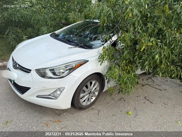 KMHDH4AE2GU497000 Hyundai Elantra