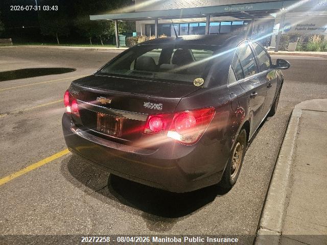 20272258 :رقم المزاد ، 1G1PA5SH8B7164241 vin ، 2011 Chevrolet Cruze Ls مزاد بيع