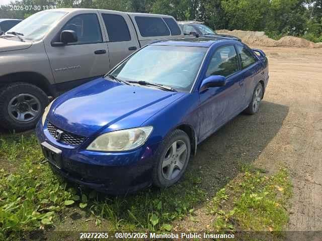Aukcja sprzedaży 2004 Honda Civic Si-g, vin: 1HGEM22984L812914, numer aukcji: 20272265