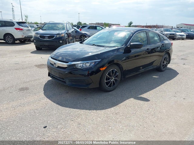 Honda Civic Lx 2017 2HGFC2F55HH026134 Image 2
