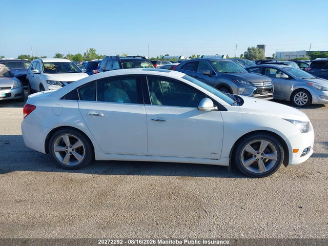 2012 Chevrolet Cruze Lt Turbo მანქანა იყიდება აუქციონზე, vin: 1G1PG5SC1C7166398, აუქციონის ნომერი: 20272292