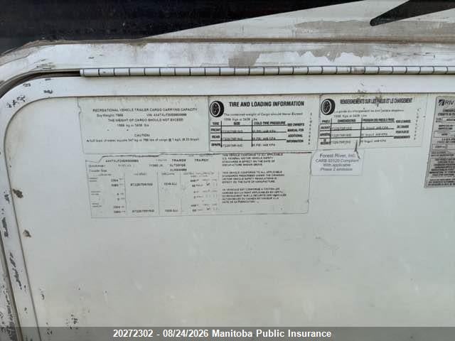 Travel Trailer Forest River 2014 4X4TXLF20EM600689 Image 9