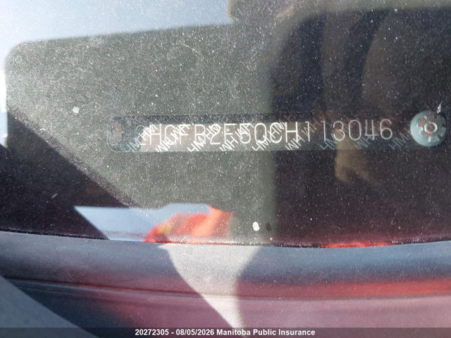 Aukcja sprzedaży 2012 Honda Civic Ex, vin: 2HGFB2F50CH113046, numer aukcji: 20272305