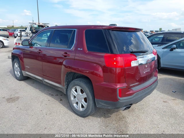 GMC Terrain Sle 2016 2GKALMEK4G6332199 Image 3