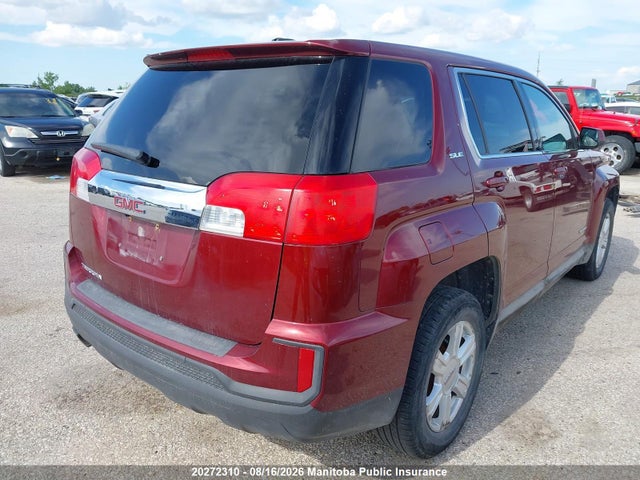 GMC Terrain Sle 2016 2GKALMEK4G6332199 Image 4