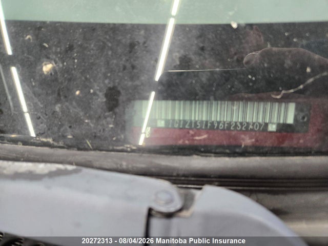 20272313 :رقم المزاد ، 1G1ZT51F96F232707 vin ، 2006 Chevrolet Malibu Lt مزاد بيع
