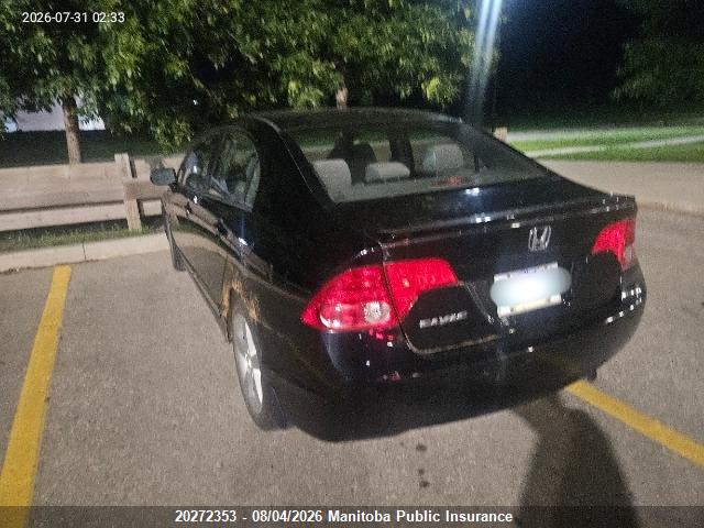 Aukcja sprzedaży 2008 Honda Civic Lx, vin: 2HGFA16598H105404, numer aukcji: 20272353