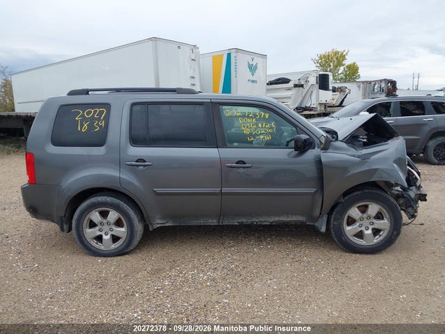 2012 Honda Pilot Ex-l მანქანა იყიდება აუქციონზე, vin: 5FNYF4H54CB502301, აუქციონის ნომერი: 20272378
