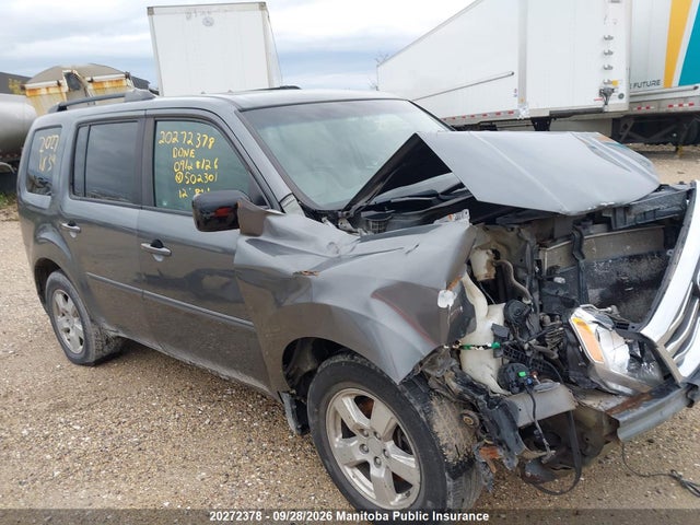 2012 Honda Pilot Ex-l მანქანა იყიდება აუქციონზე, vin: 5FNYF4H54CB502301, აუქციონის ნომერი: 20272378