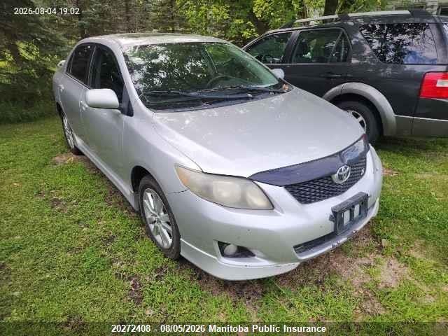 2009 Toyota Corolla S მანქანა იყიდება აუქციონზე, vin: 2T1BU40E59C082214, აუქციონის ნომერი: 20272408
