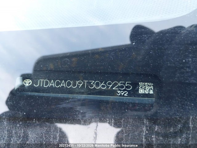 JTDACACU9T3069255 Toyota Prius Se Phev
