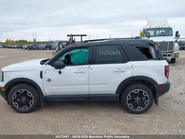 Aukcja sprzedaży 2025 Ford Bronco Sport Outer Banks, vin: 3FMCR9CNXSRF33972, numer aukcji: 20272467