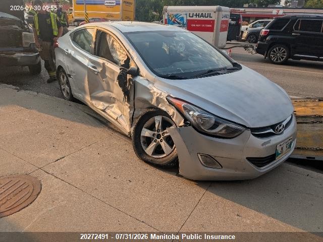 2013 Hyundai Elantra Gls მანქანა იყიდება აუქციონზე, vin: 5NPDH4AE9DH237915, აუქციონის ნომერი: 20272491