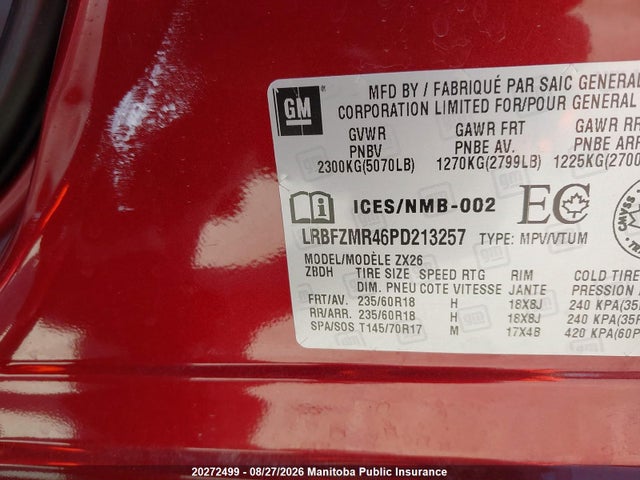 Buick Envision Preferred Turbo 2023 LRBFZMR46PD213257 Image 9