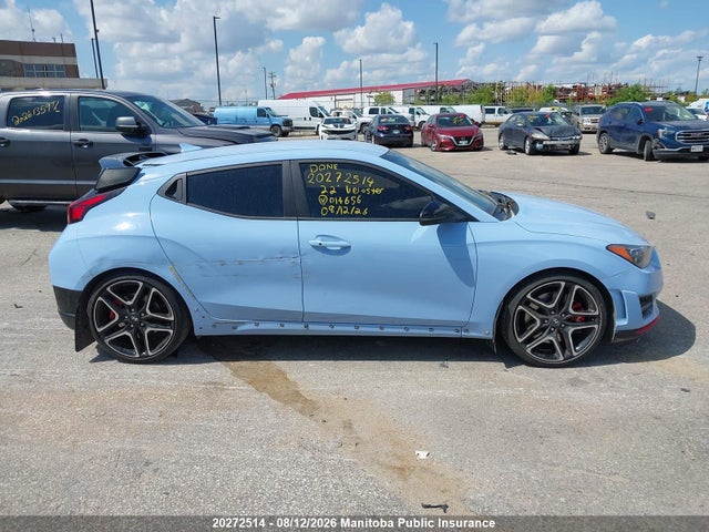Продажа на аукционе авто 2022 Hyundai Veloster N Turbo, vin: KMHT36AHXNU014656, номер лота: 20272514